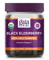 GaiaKids Black Elderberry Kids Daily Gummies 40 Gummies