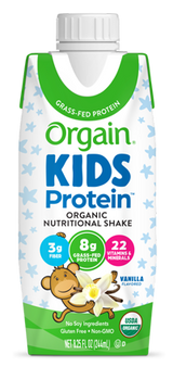 Kids Protein Organic Nutrition Shake Vanilla Single Serving Pack