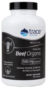 Beef Organs 500 mg 180 Capsules