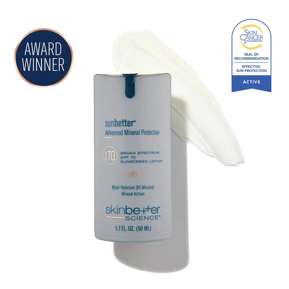Sunbetter SHEER SPF 70 Sunscreen Lotion (1.7 oz)
