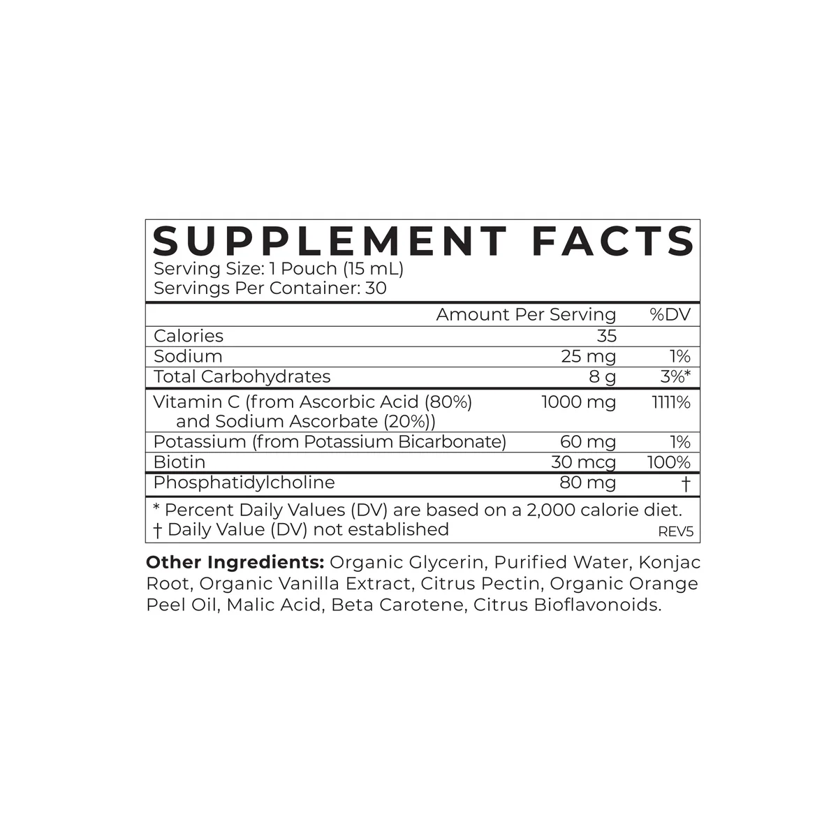 Liposomal Vitamin C (Citrus Vanilla)