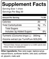 Turmeric Chews Orange Citrus 30 Chews