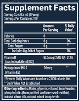 Nanoemulsified D3K2 1.7 fl oz