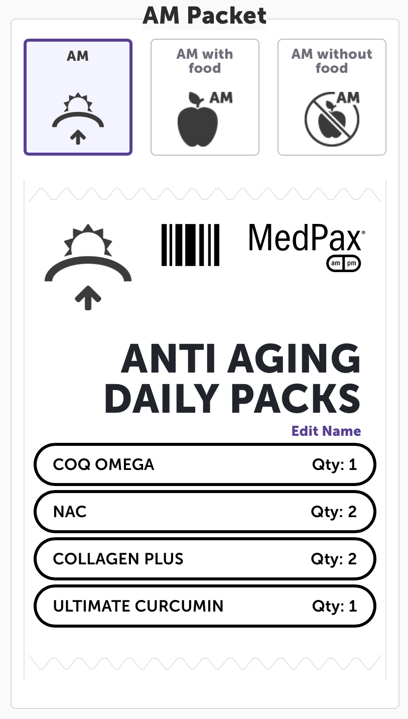 ANTI-AGING DAILY PACKS