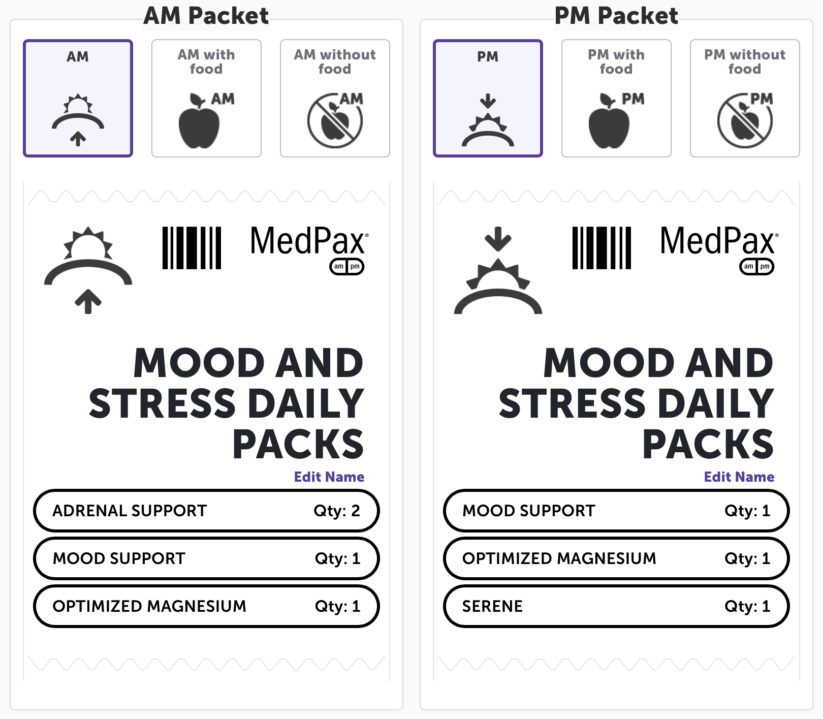 MOOD & STRESS DAILY PACKS