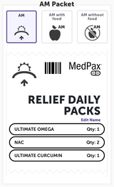 RELIEF DAILY PACKS