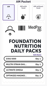 FOUNDATIONAL NUTRITION DAILY PACKS