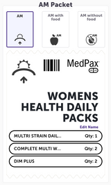 WOMEN'S HEALTH DAILY PACKS